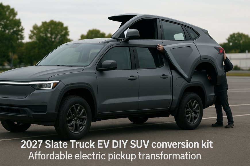 The 2027 Slate Truck EV: Bezos-Backed Innovation Bringing Customizable, Affordable Electric Pickups to the Masses