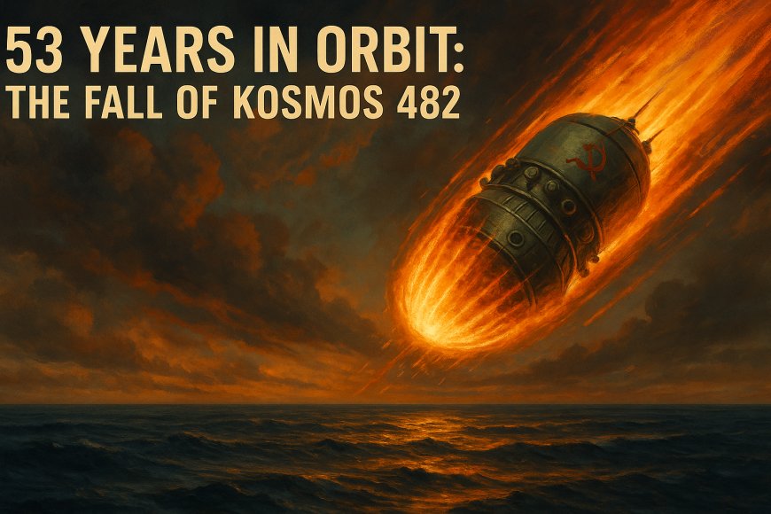 The Dramatic Return of Kosmos 482: How a Soviet Venus Lander Crashed to Earth After 53 Years
