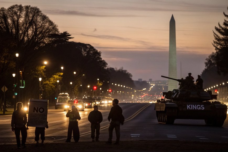 DC in Chaos: 30+ Hospitalized After Trump’s Military Parade as “No Kings” Protests Sweep U.S.